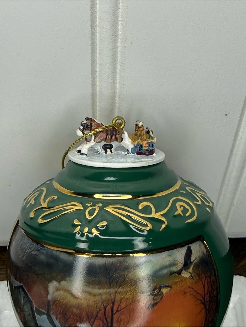 The Hadley Collection Terry Redlin Heirloom Ornament #2022259- Sharing Season 1